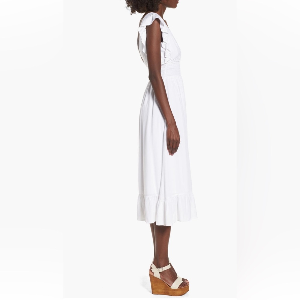 NWT BP ruffle trim midi dress - Picture 5 of 10